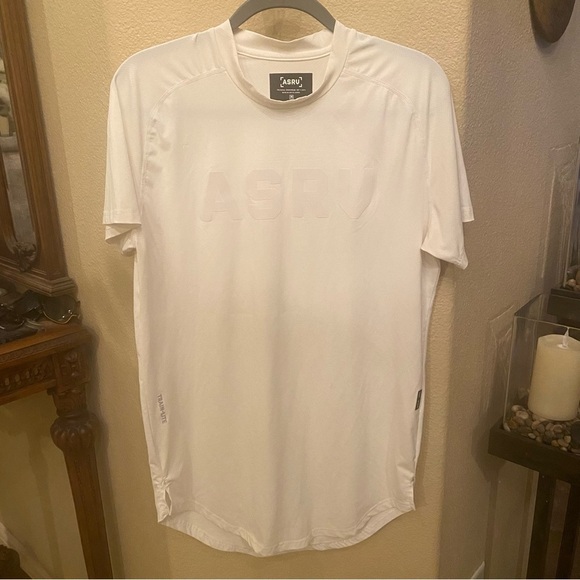 ASRV Men White Technical Sportswear Train-Lite DSG-0164 T-Shirt Size Medium - Picture 1 of 9